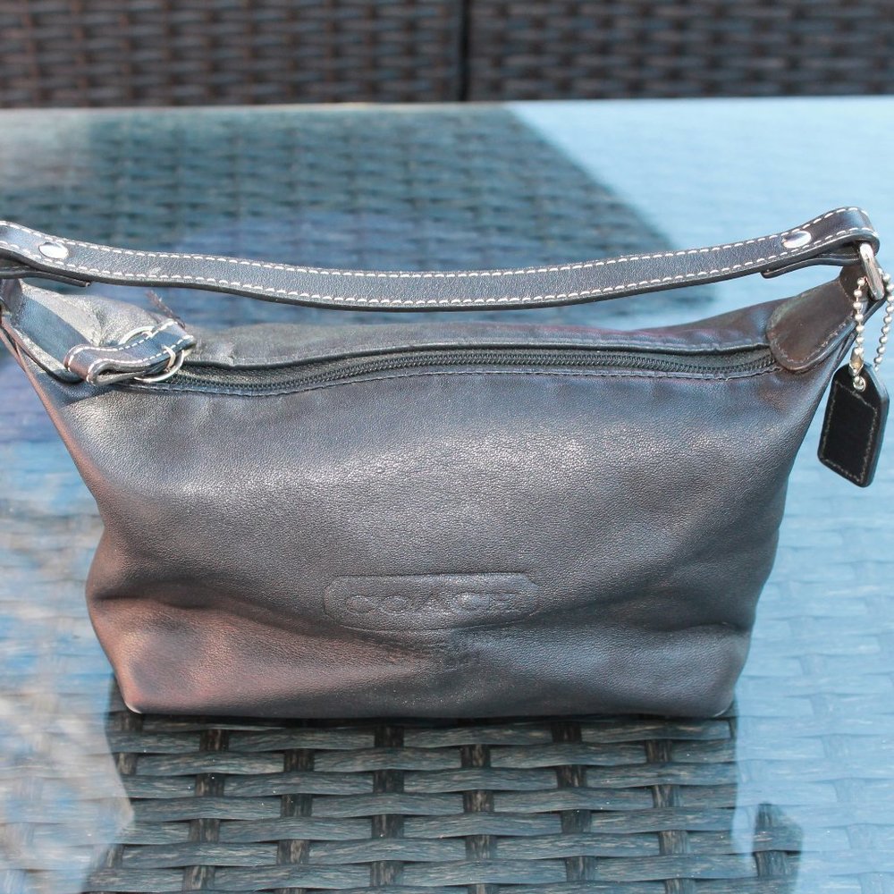 Coach Womens Black Mini Leather bag